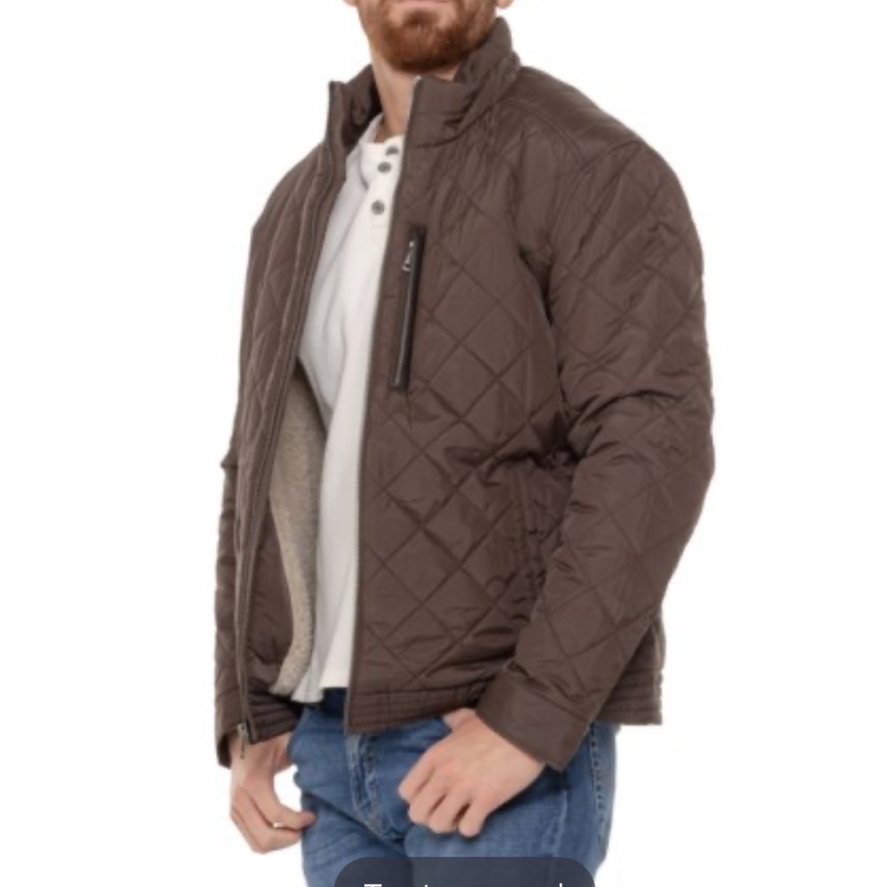 Cole Haan Quilted Brown Jacket